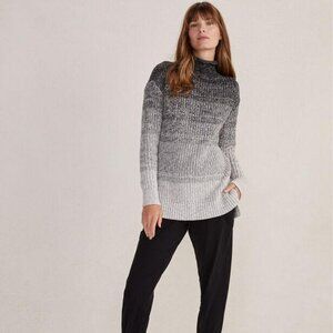 Haven Well Within Cotton Ombré Roll Neck Sweater Long Sleeves